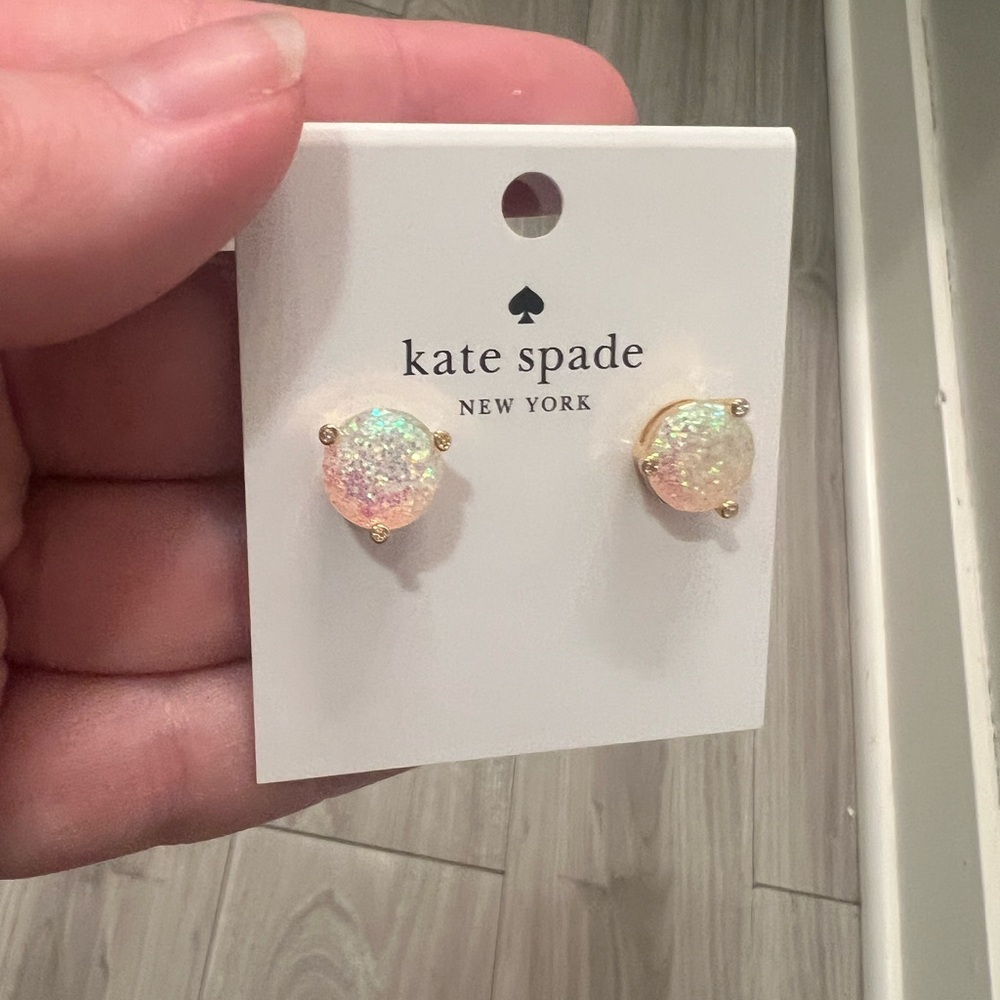kate spade Opal Glitter “Rise and Shine” earrings - Picture 5 of 5